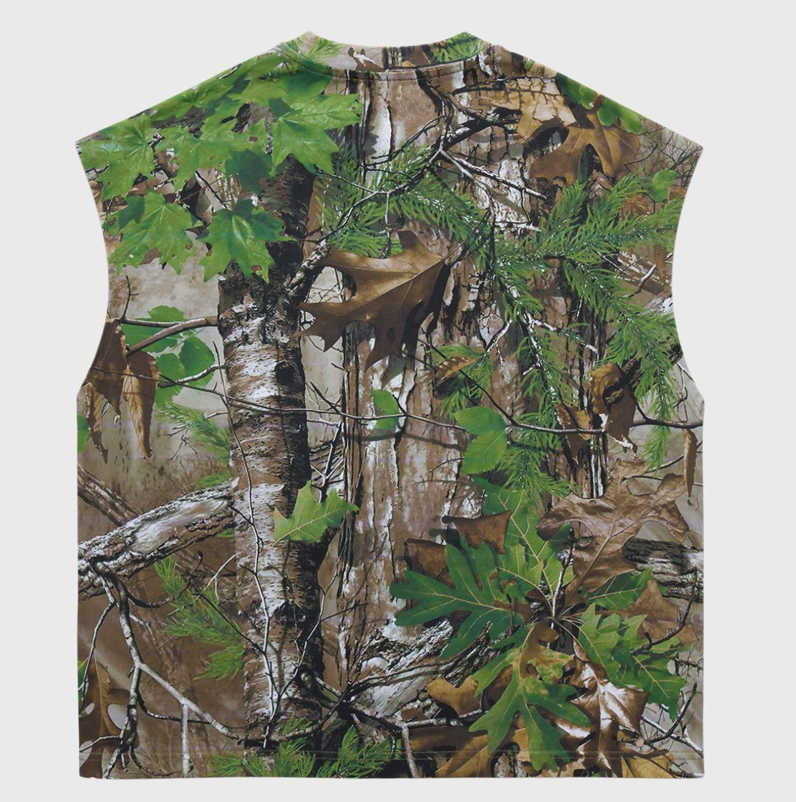 Homme + Femme  Deer Country Cut Off Tee (Real Tree)