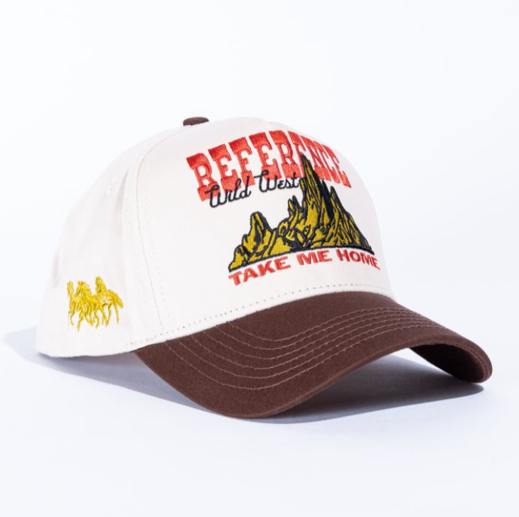 Reference Wild West Hat (Cream/Brown)
