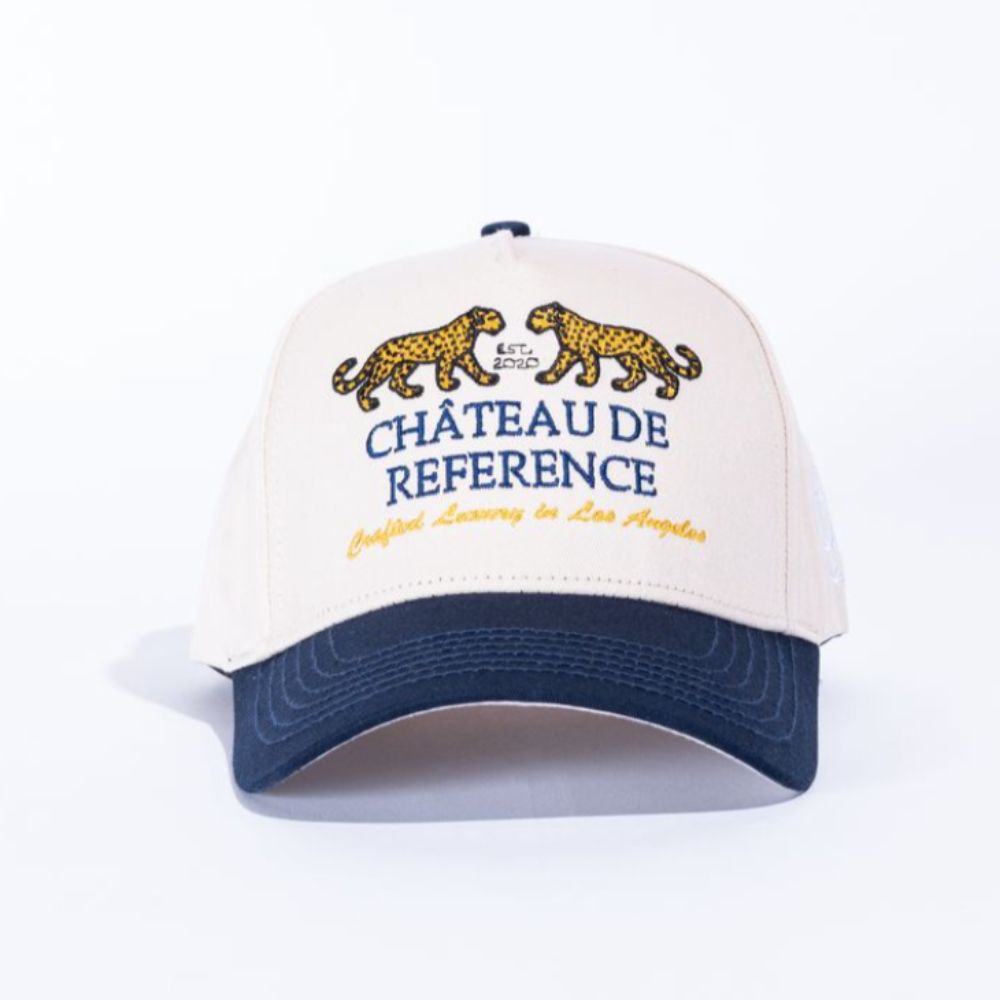 Reference Chateau Hat (Cream/Navy)