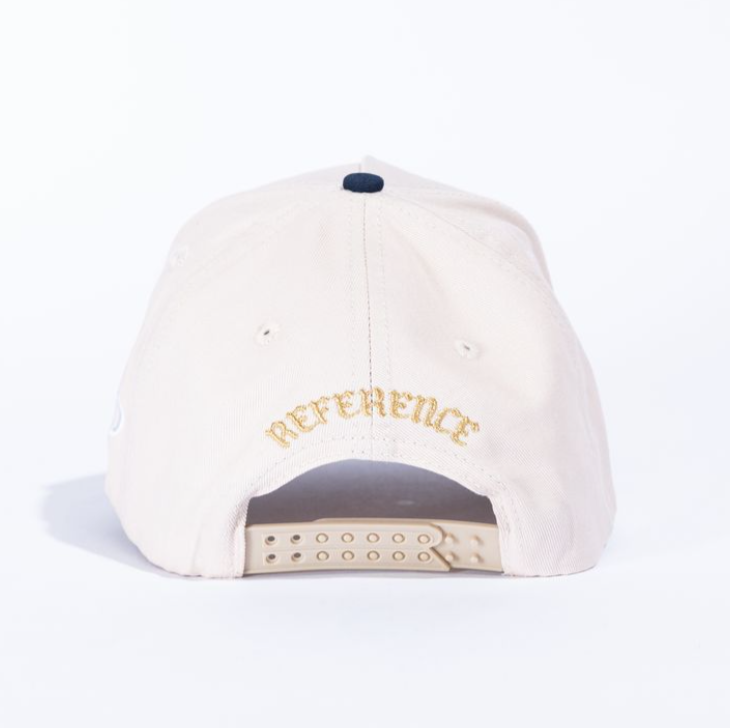 Reference Chateau Hat (Cream/Navy)