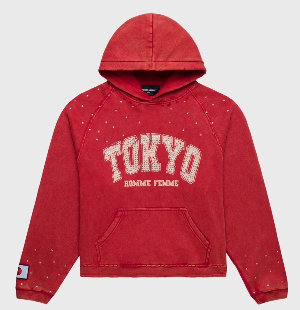 Homme + Femme World Tour Hoodie (Tokyo Red)