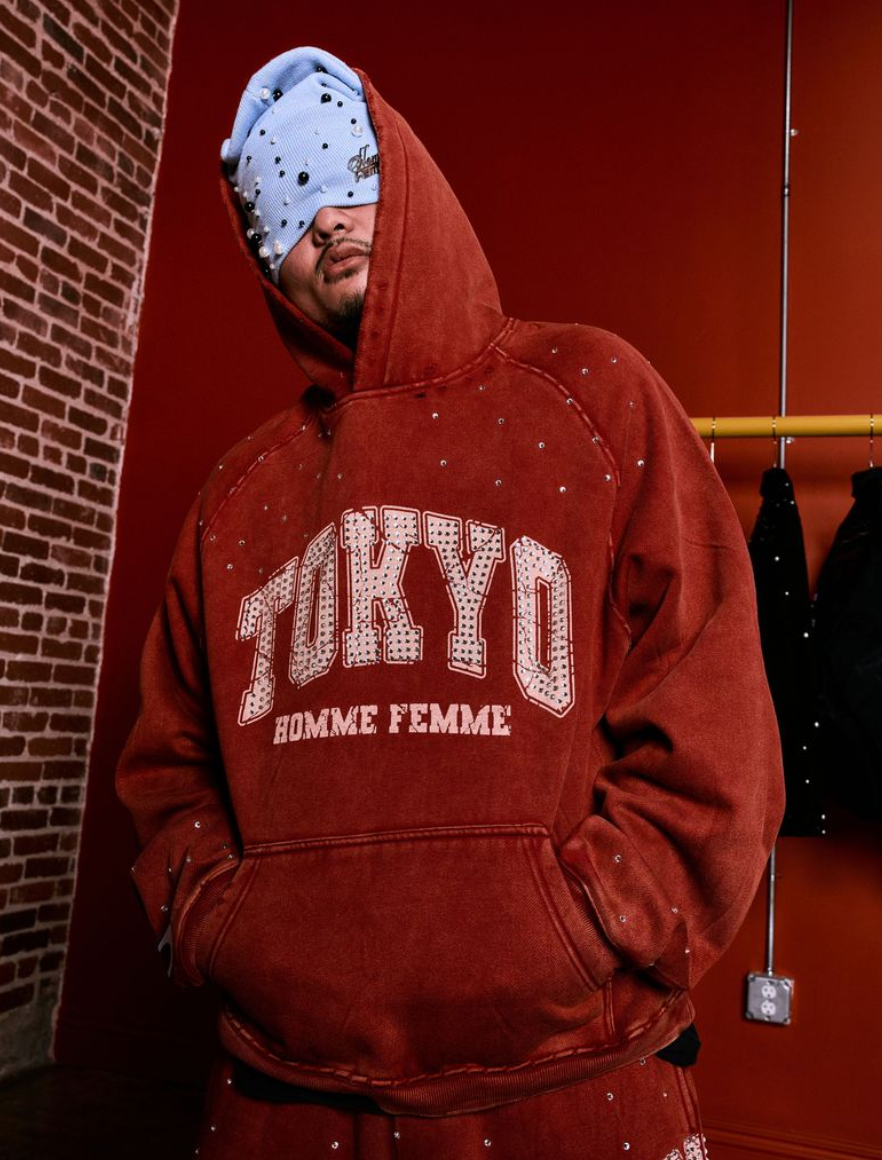 Homme + Femme World Tour Hoodie (Tokyo Red)