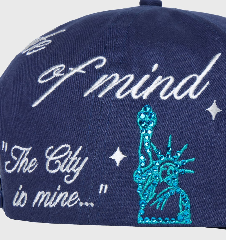 Homme + Femme NYC Gemstone Hat (Navy)