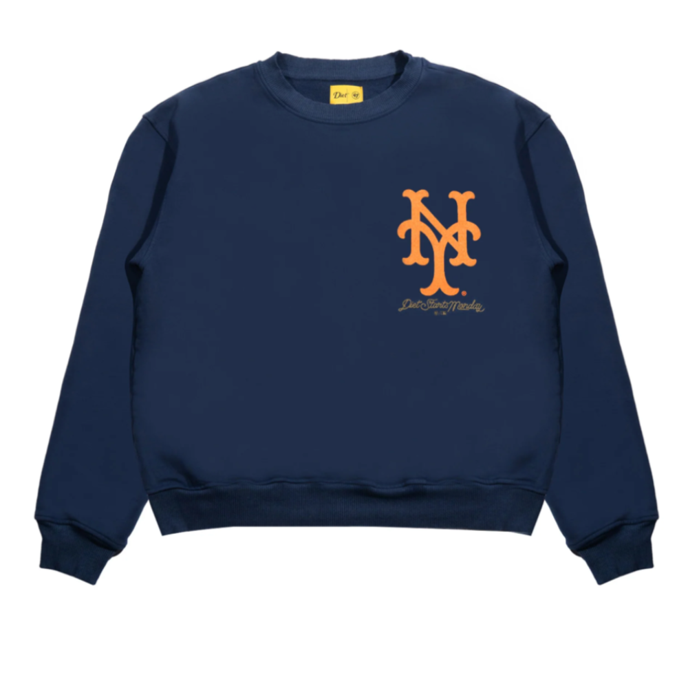 Diet Starts Monday METS INSIGNA SWEATSHIRT - NAVY