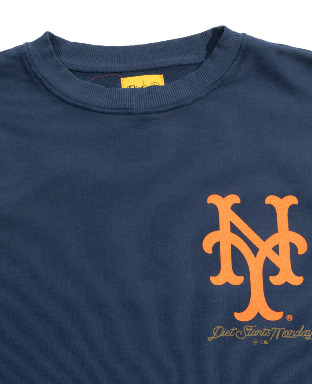 Diet Starts Monday METS INSIGNA SWEATSHIRT - NAVY