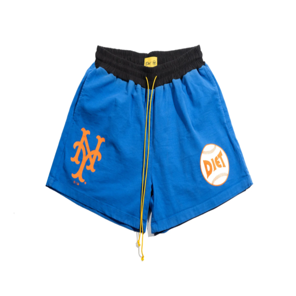 Diet Starts Monday METS TEAM SHORTS - BLUE