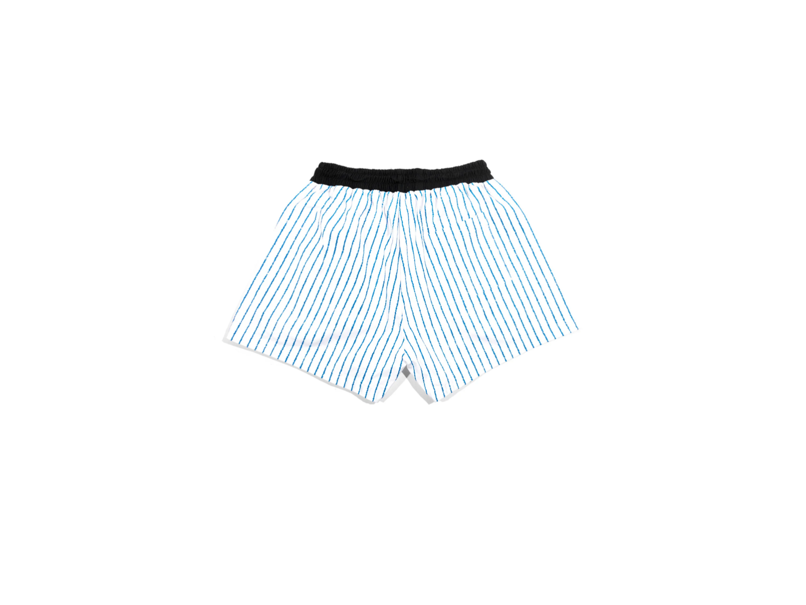 Diet Starts Monday DODGERS PINSTRIPE SHORTS - WHITE