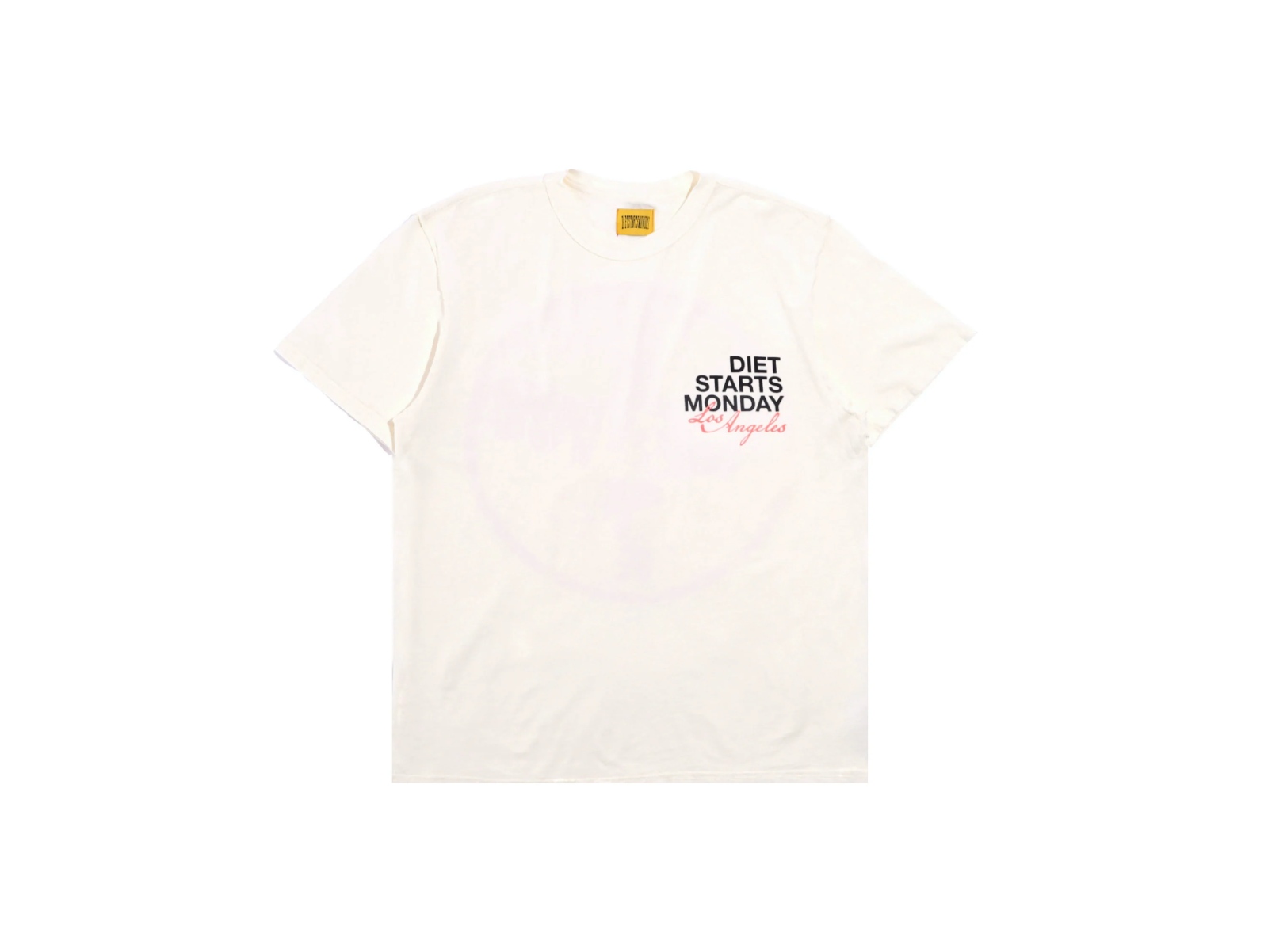 Diet Starts Monday LA TEE - ANTIQUE WHITE