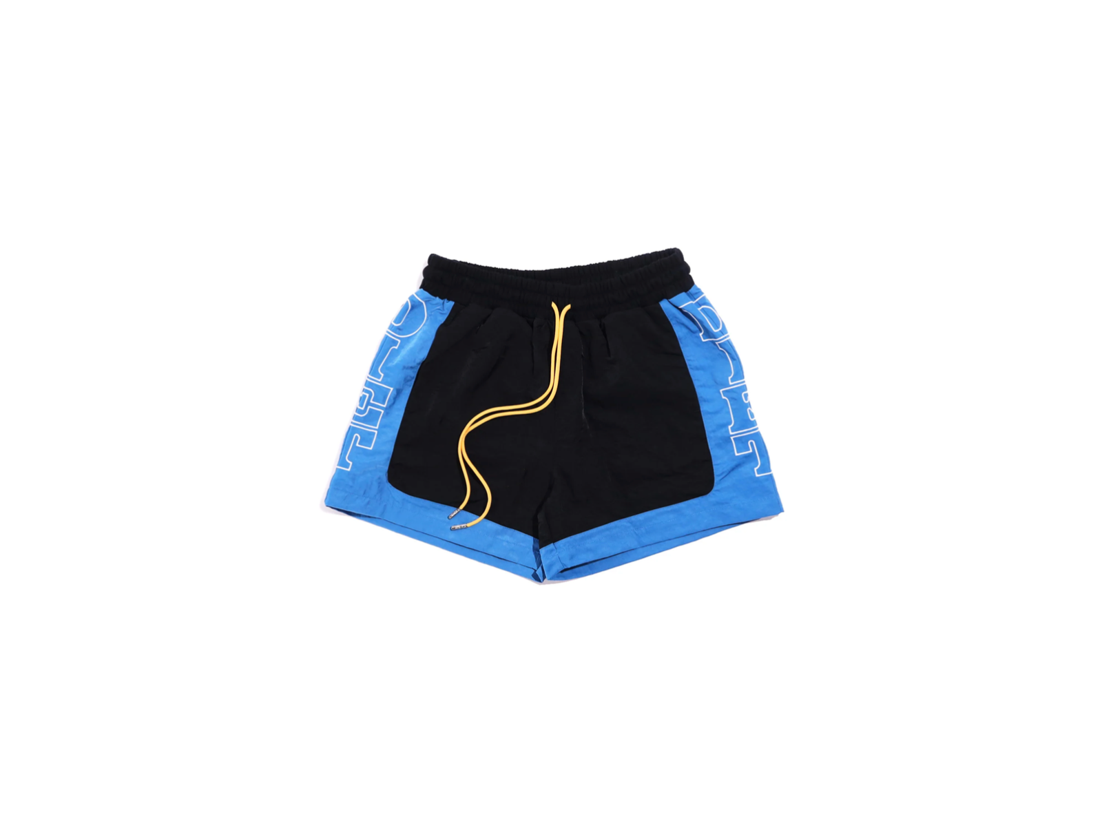 Diet Starts Monday NYLON ROW SHORTS - BLACK/BLUE