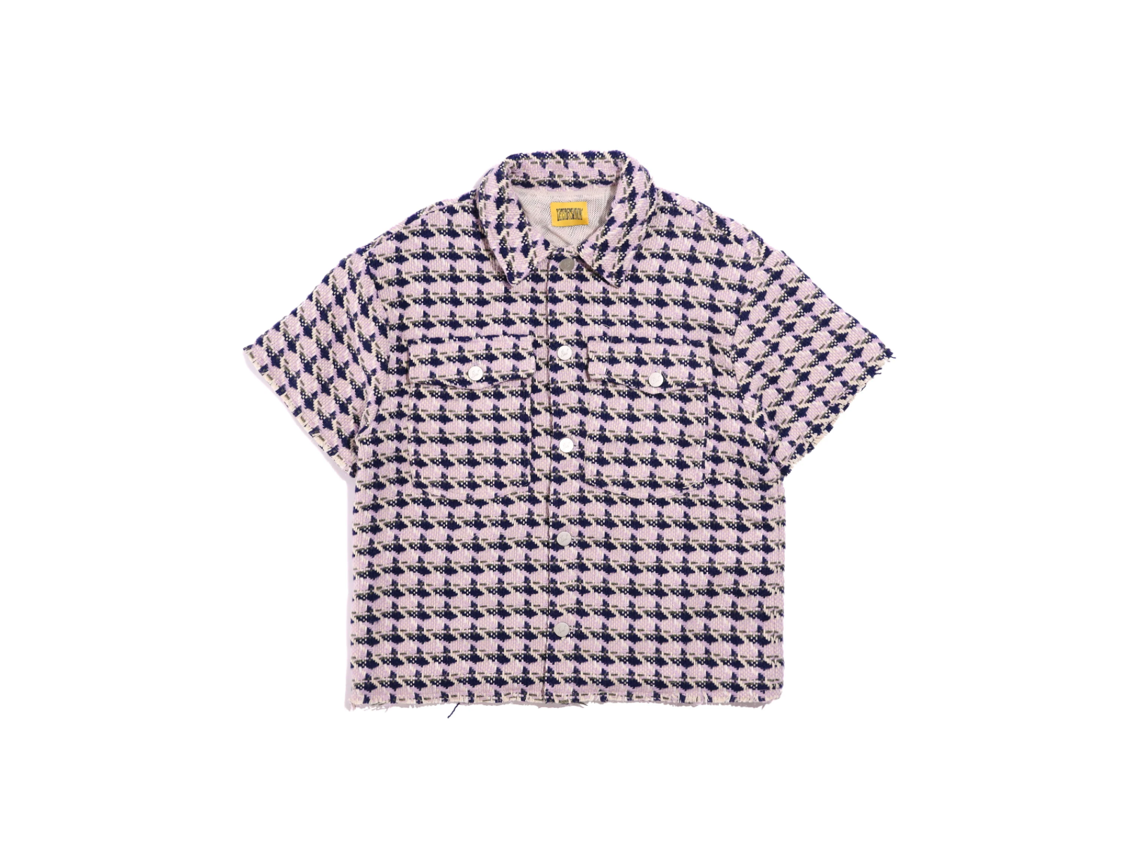 Diet Starts Monday TWEED BUTTON UP - PURPLE