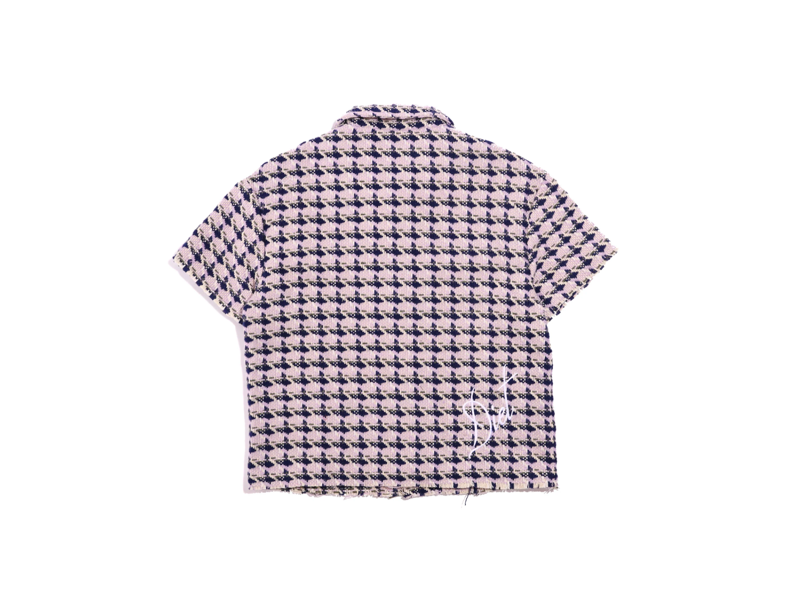 Diet Starts Monday TWEED BUTTON UP - PURPLE