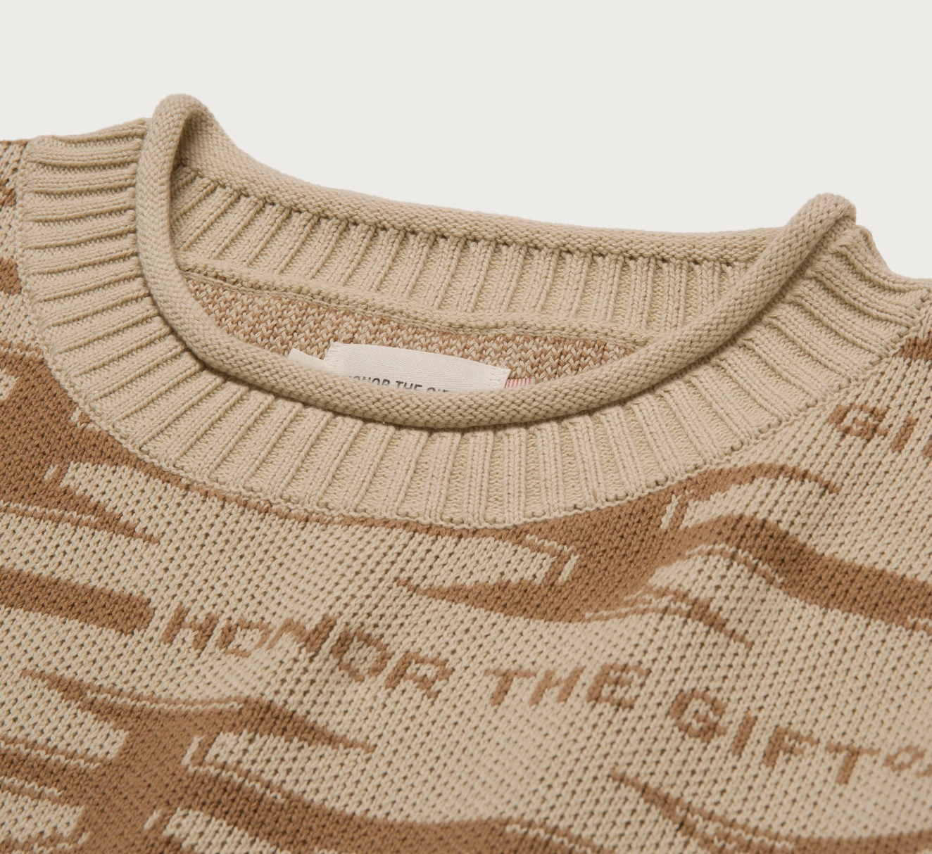 Honor The Gift H Wire Knit Sweater (Bone)