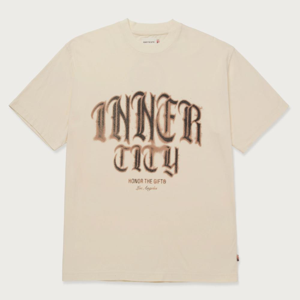 Honor The Gift Stamp Inner City T-Shirt (Bone)