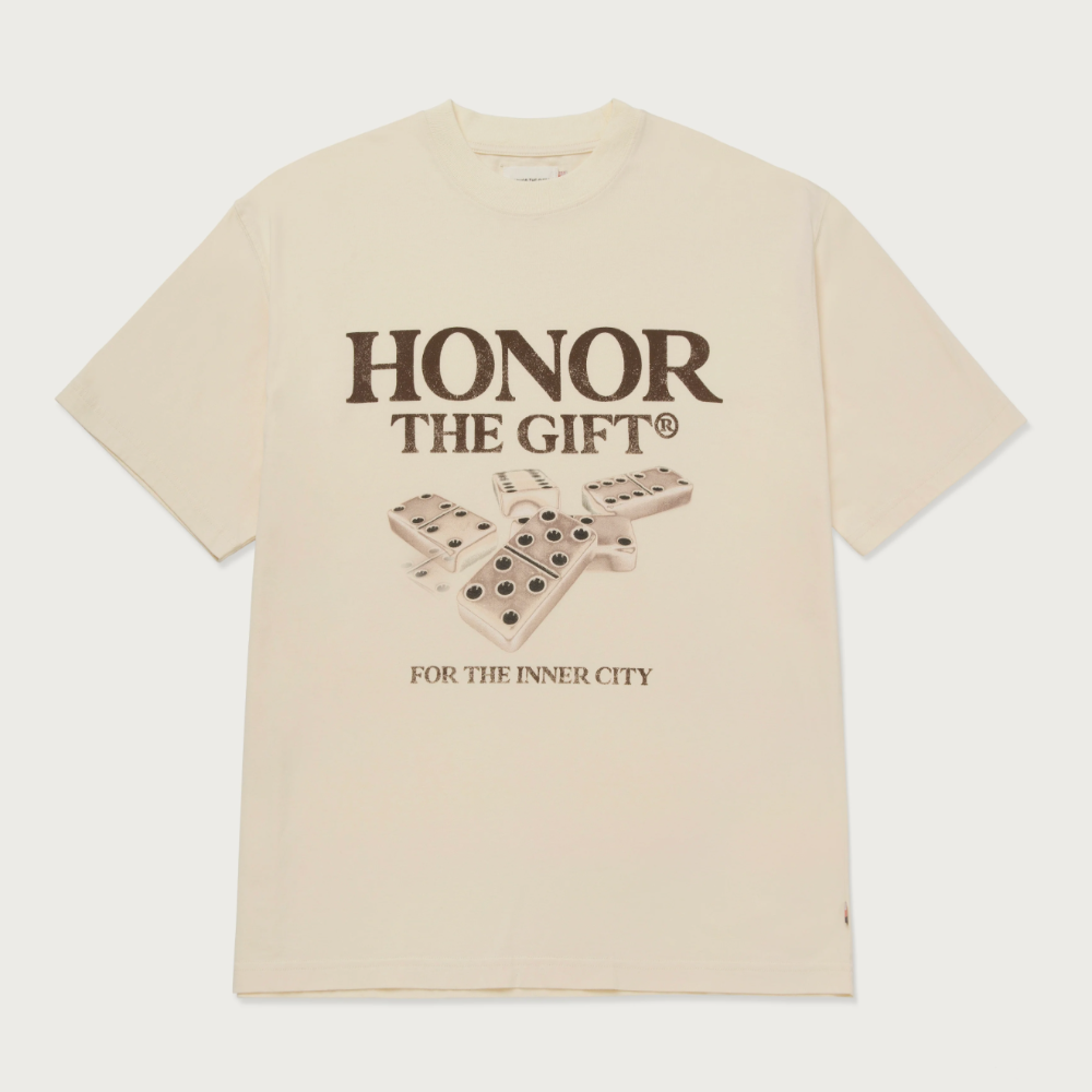 Honor The Gift Dominos T-Shirt (Bone)