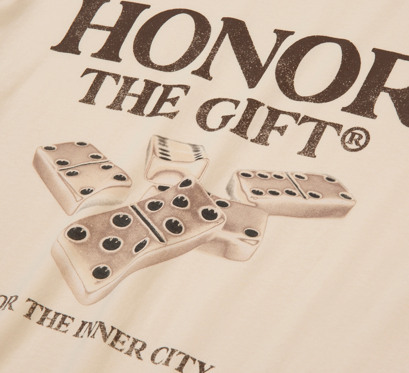 Honor The Gift Dominos T-Shirt (Bone)