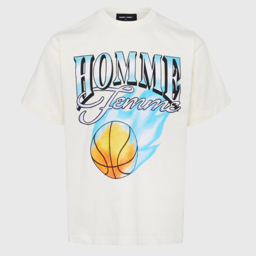 Homme + Femme HEAT CHECK TEE (CREAM)