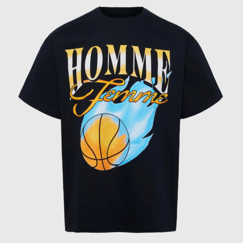 Homme + Femme HEAT CHECK TEE (BLACK)