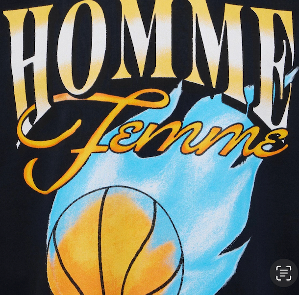 Homme + Femme HEAT CHECK TEE (BLACK)