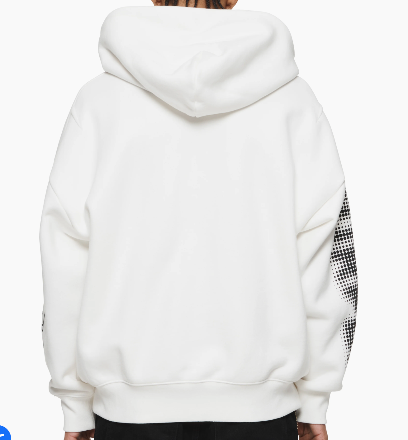 PURPLE BRAND FULL ZIP HOODIE - Wordmarks White