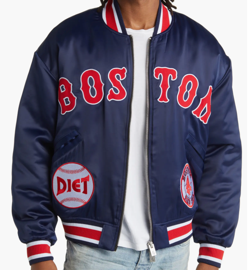 Diet Starts Monday Boston Red Sox Bomber Jacket