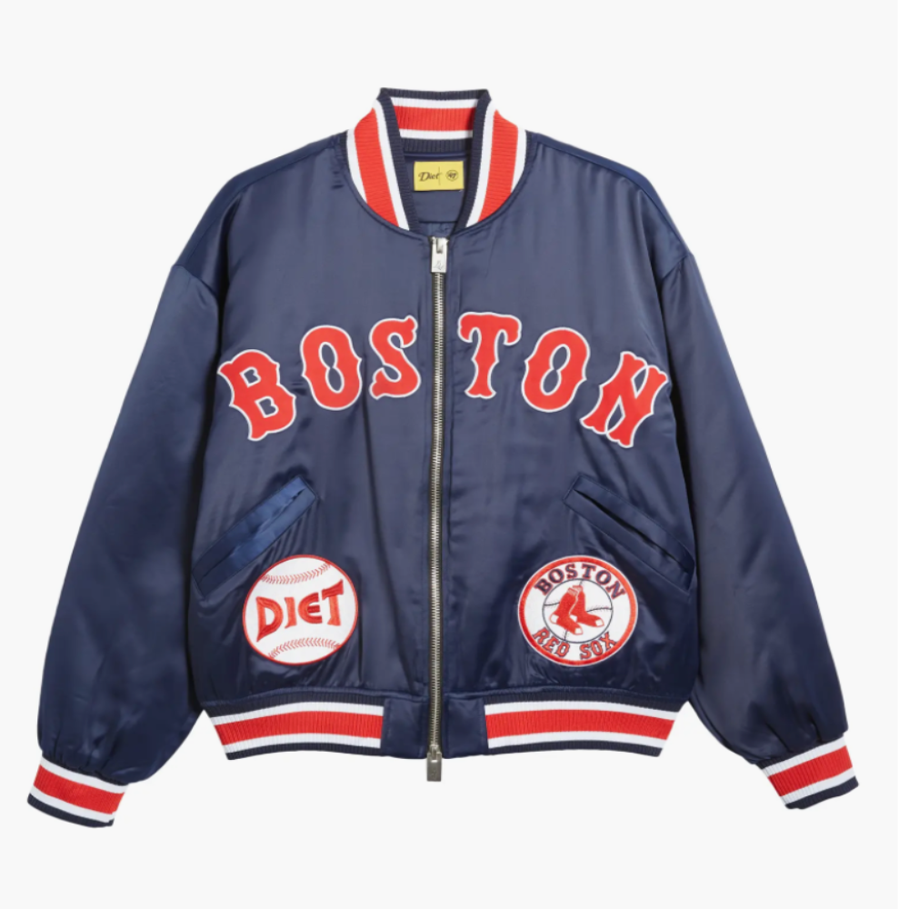 Diet Starts Monday Boston Red Sox Bomber Jacket