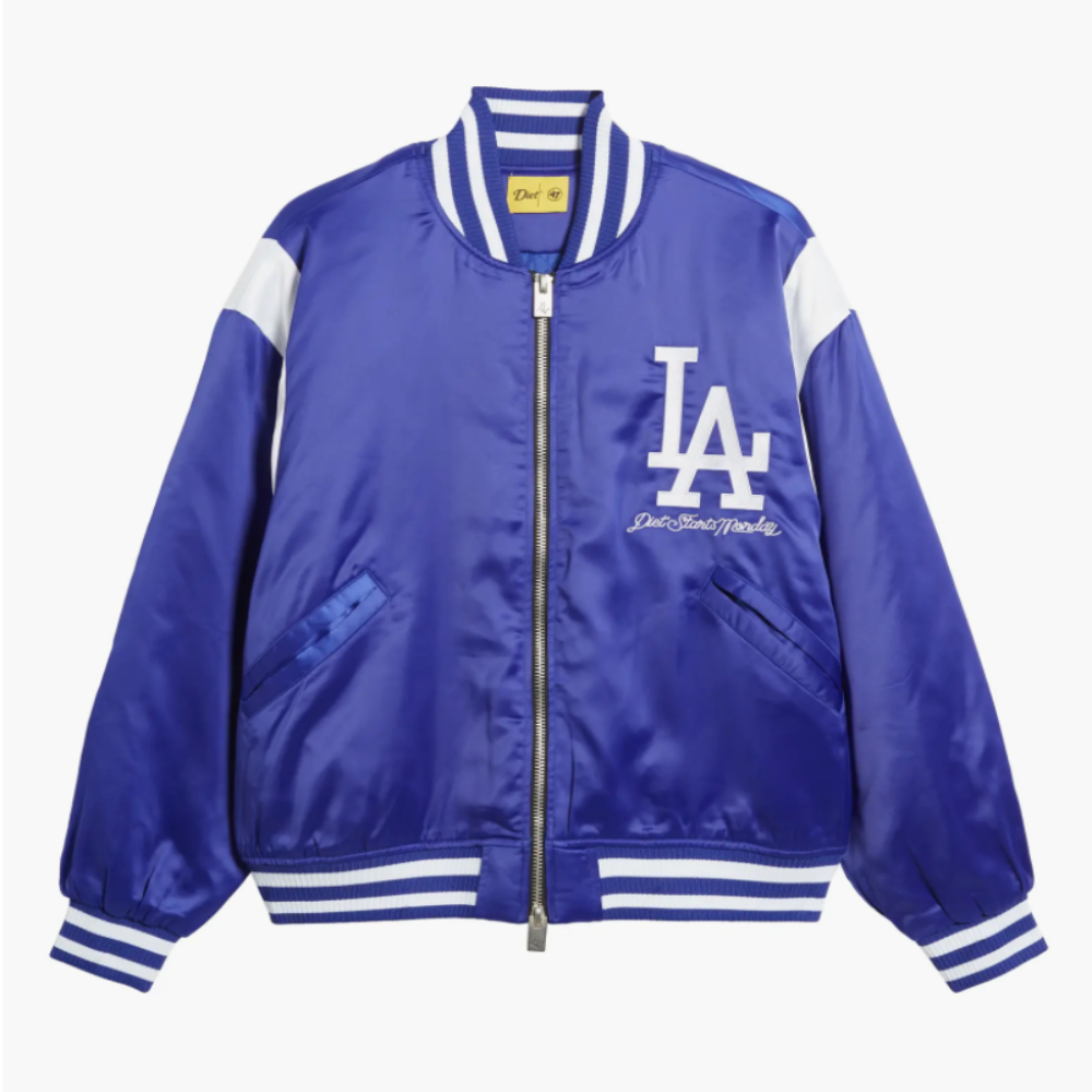 Diet Starts Monday LA Dodgers Bomber Jacket