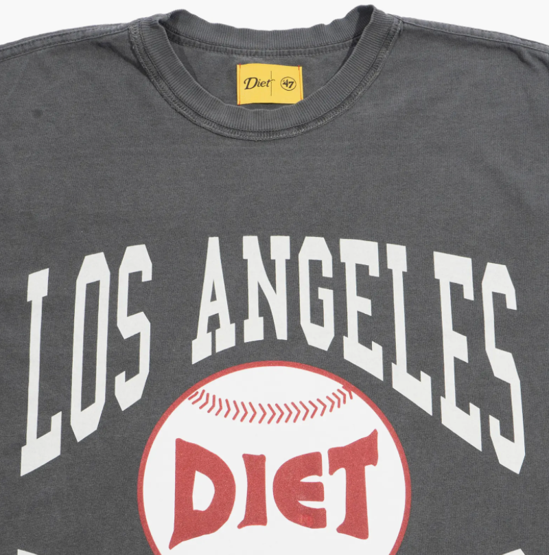 Diet Starts Monday x '47 Los Angeles Dodger Graphic T-Shirt