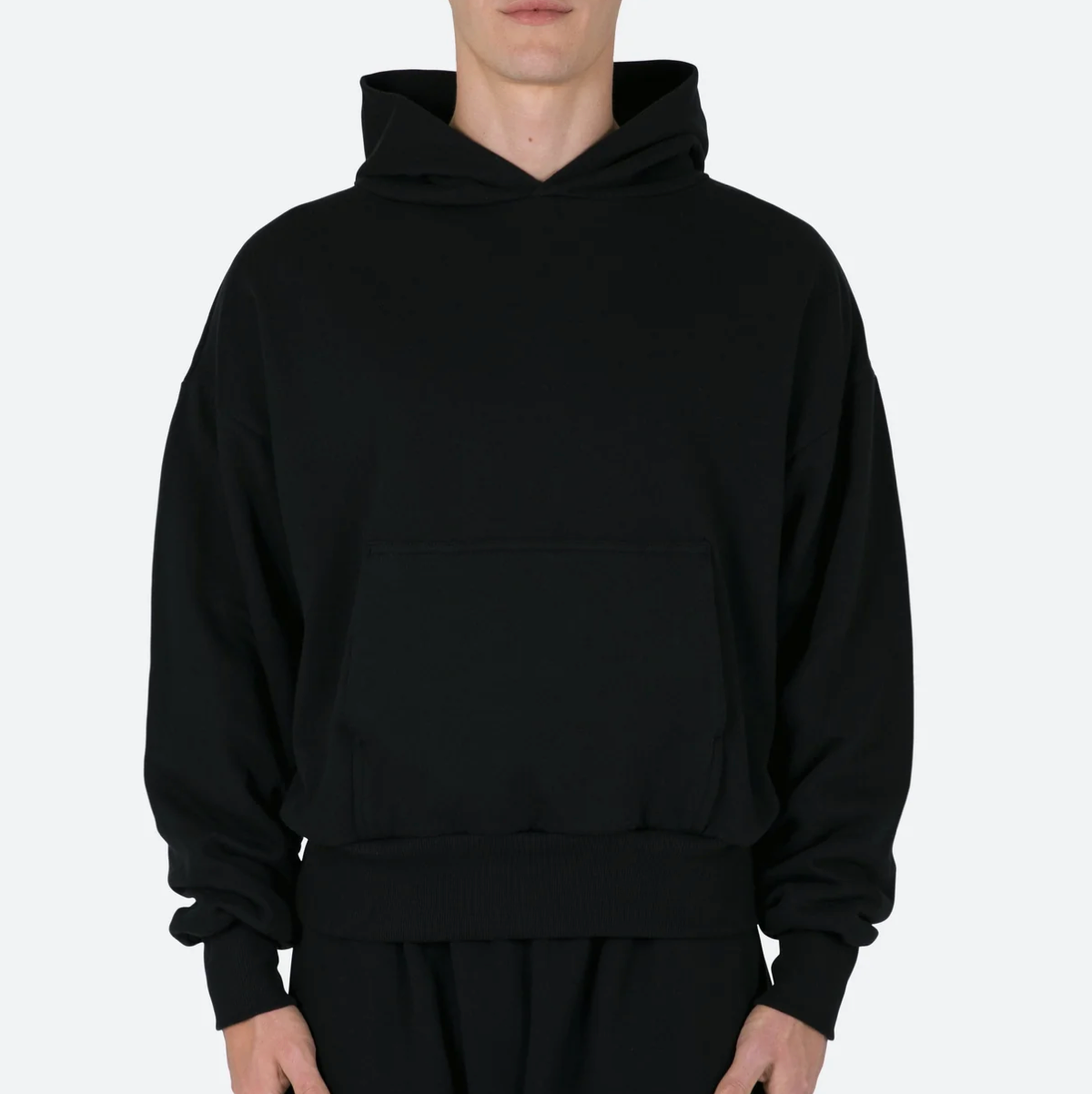 MNML double layer hoodie Black