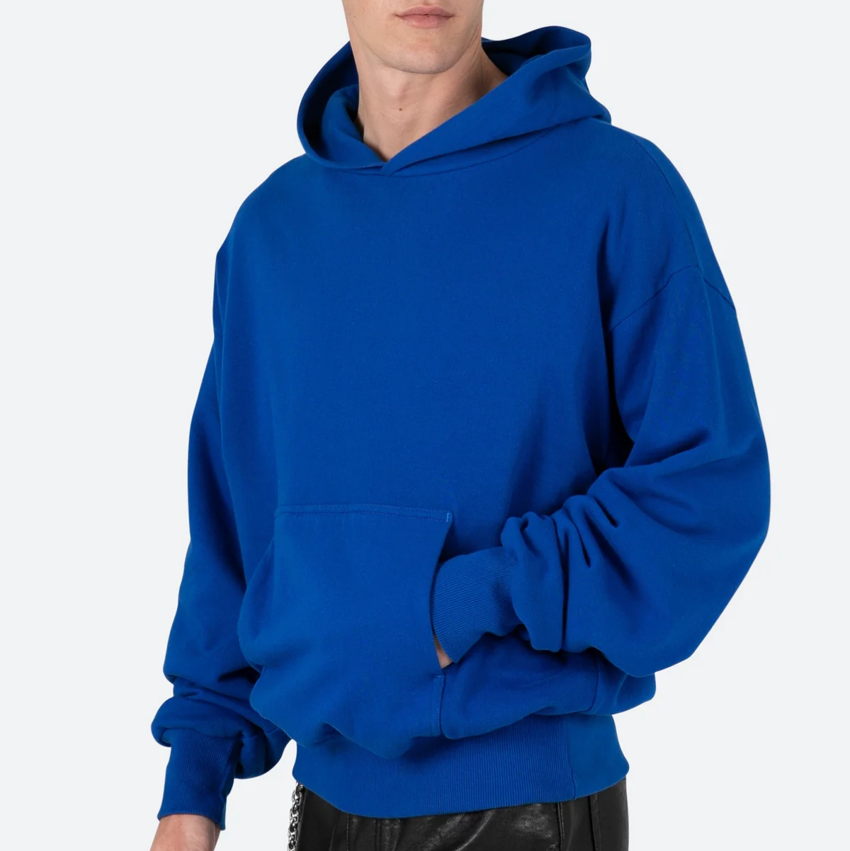 MNML double layer hoodie Blue