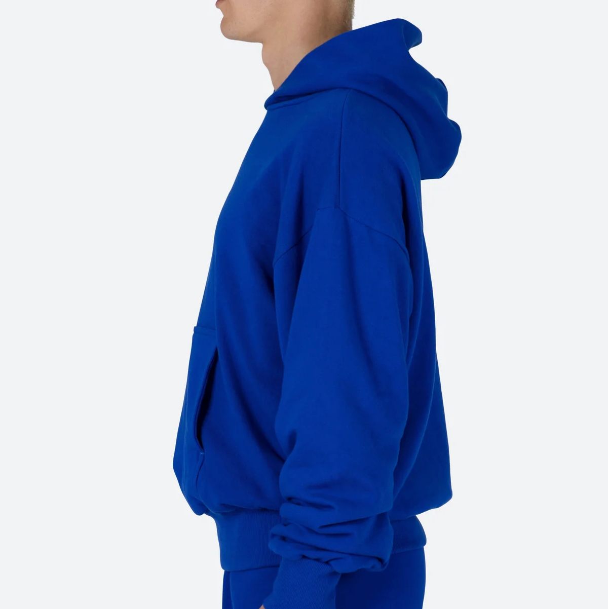 MNML double layer hoodie Blue