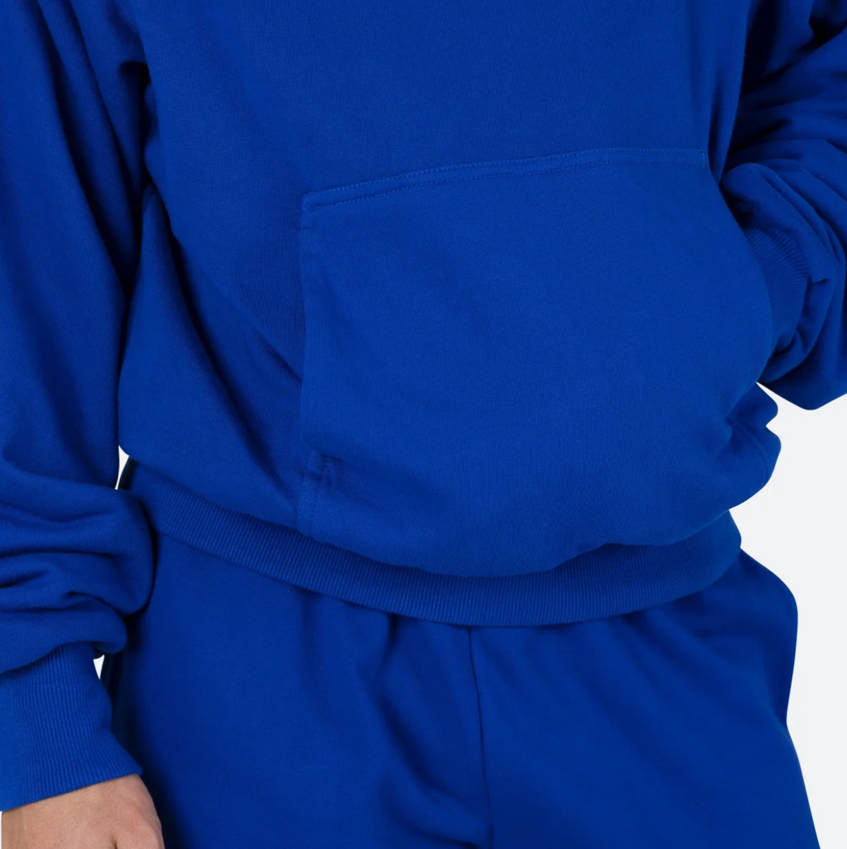 MNML double layer hoodie Blue