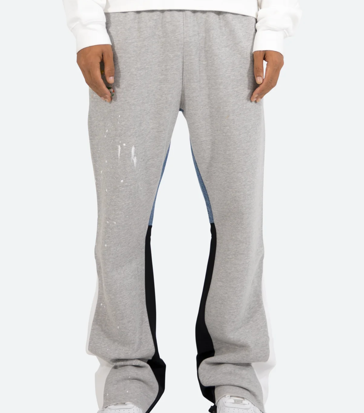 MNML Contrast bootcut sweatpants - Grey