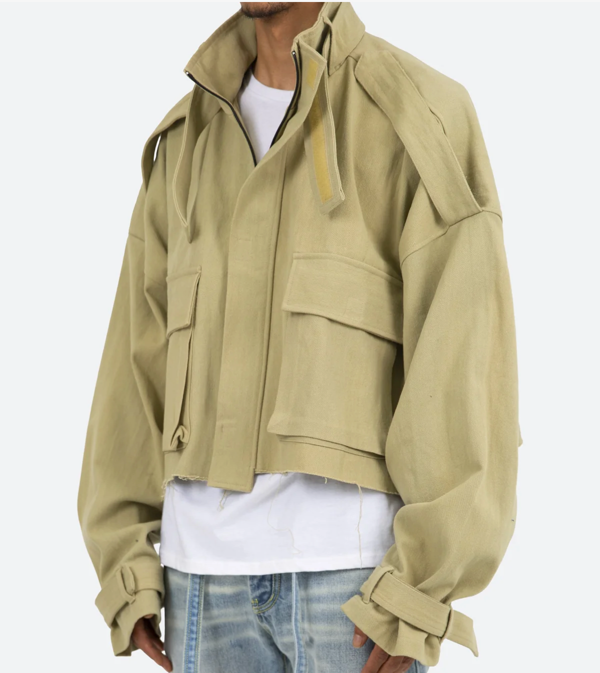 MNML cropped m65 jacket Khaki