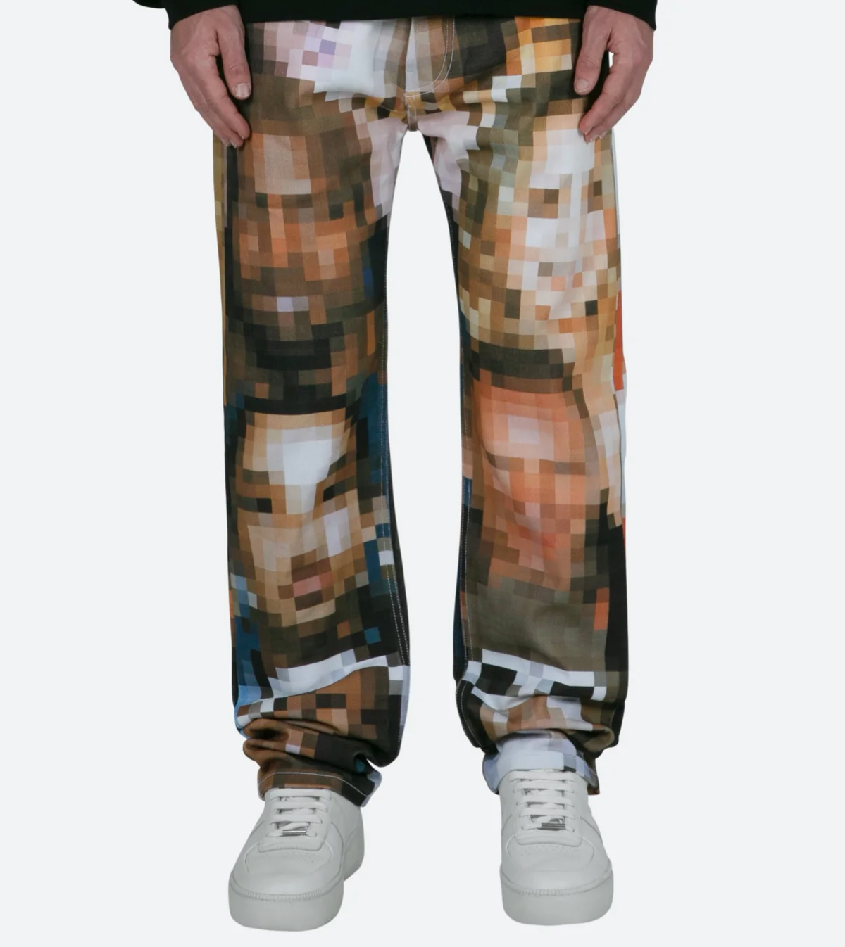 MNML V100 PIXEL STRAIGHT DENIM (Multicolor)