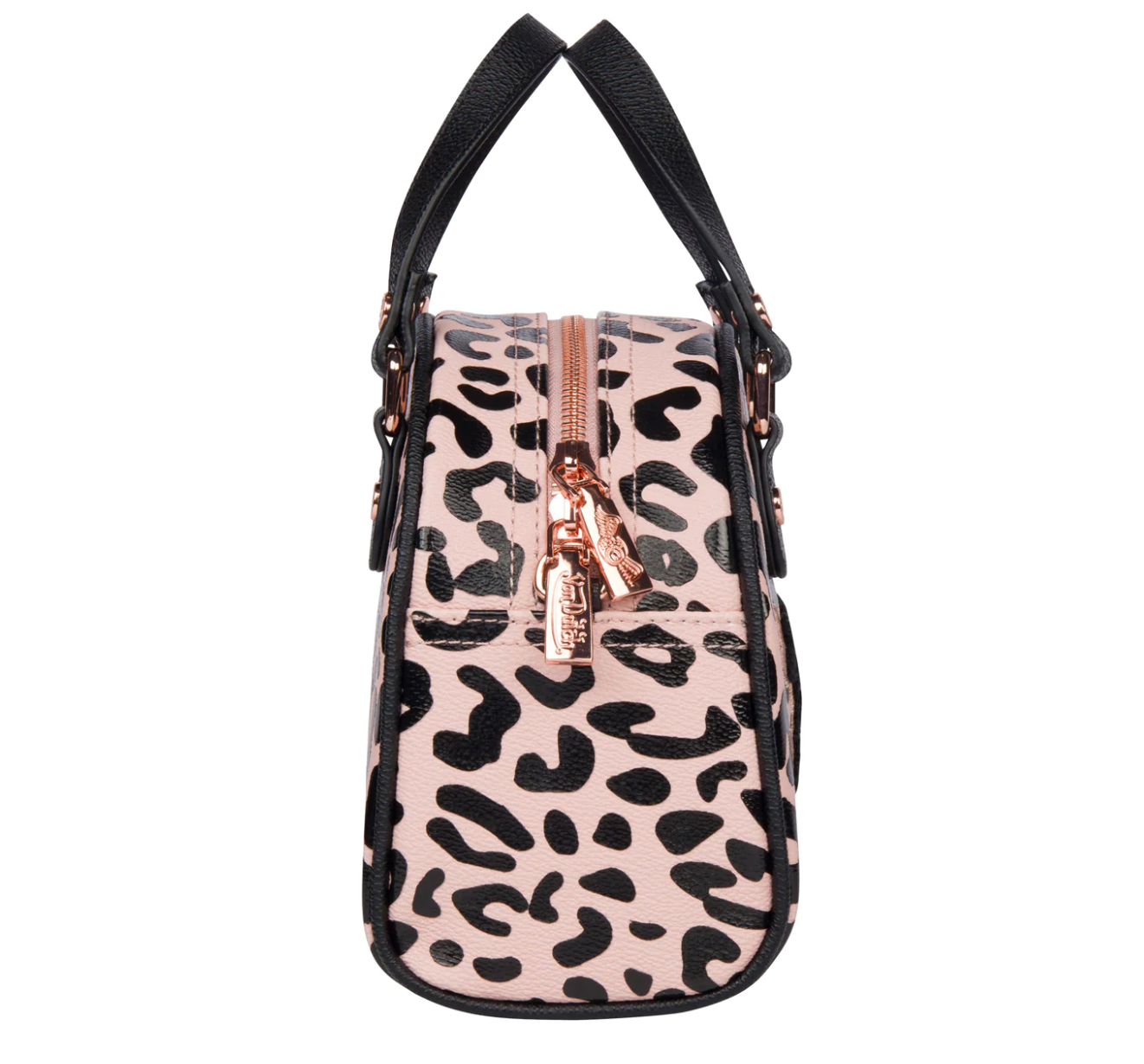 Von Dutch leopard bowling bag - pink