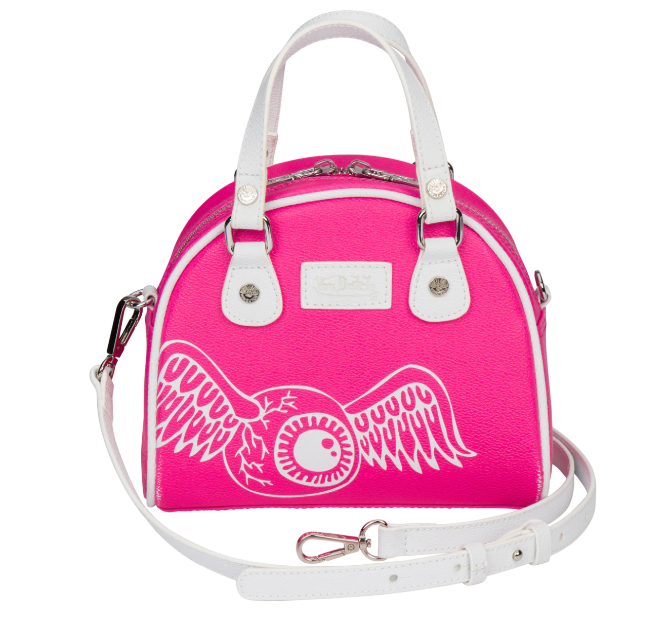 Von Dutch bowling bag pink/white