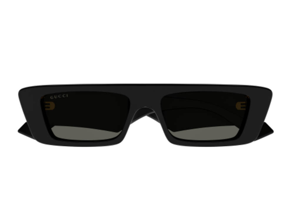 GUCCI lettering sunglasses (black/black)