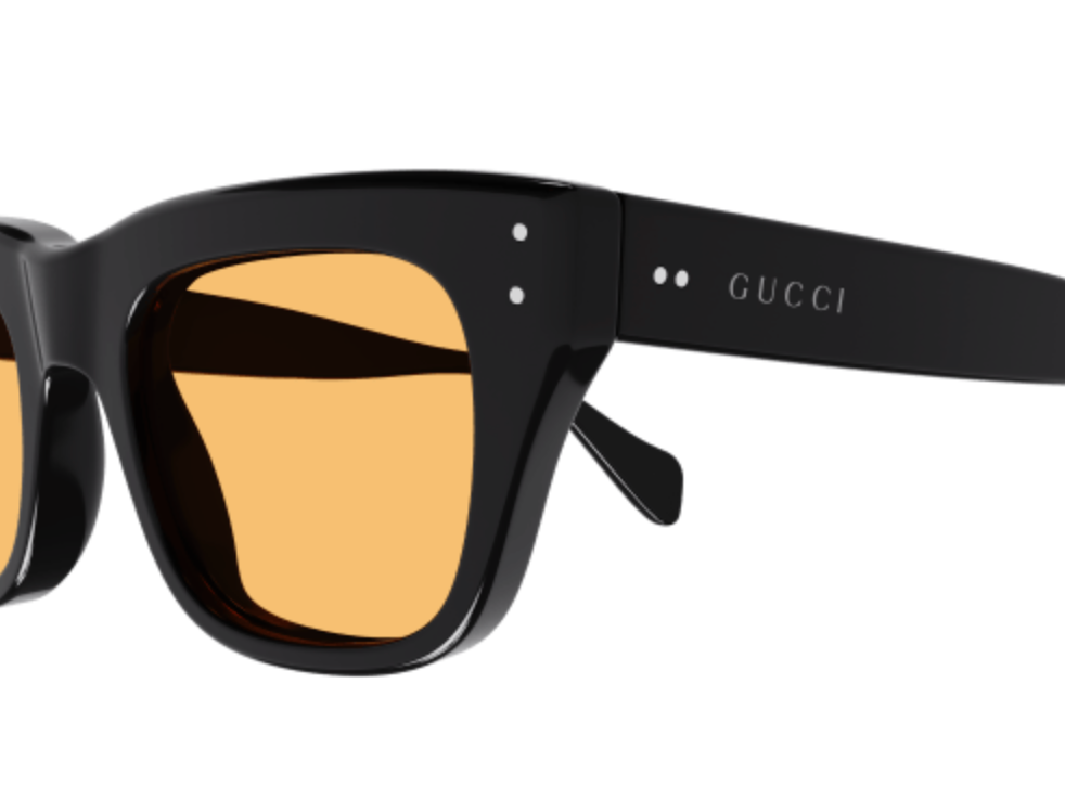 GUCCI fashion inspired sunglasses (yellow/black)