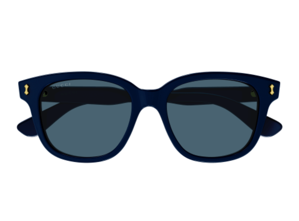 GUCCI logo sunglasses (blue/blue)