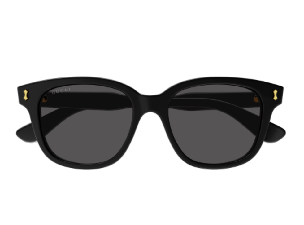 GUCCI logo sunglasses (black/black)