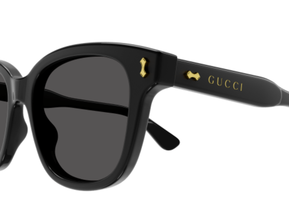 GUCCI logo sunglasses (black/black)