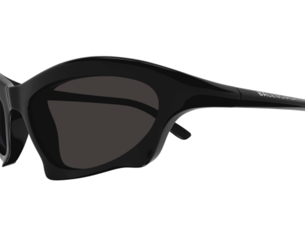 Balenciaga bio injected sunglasses (black/black)