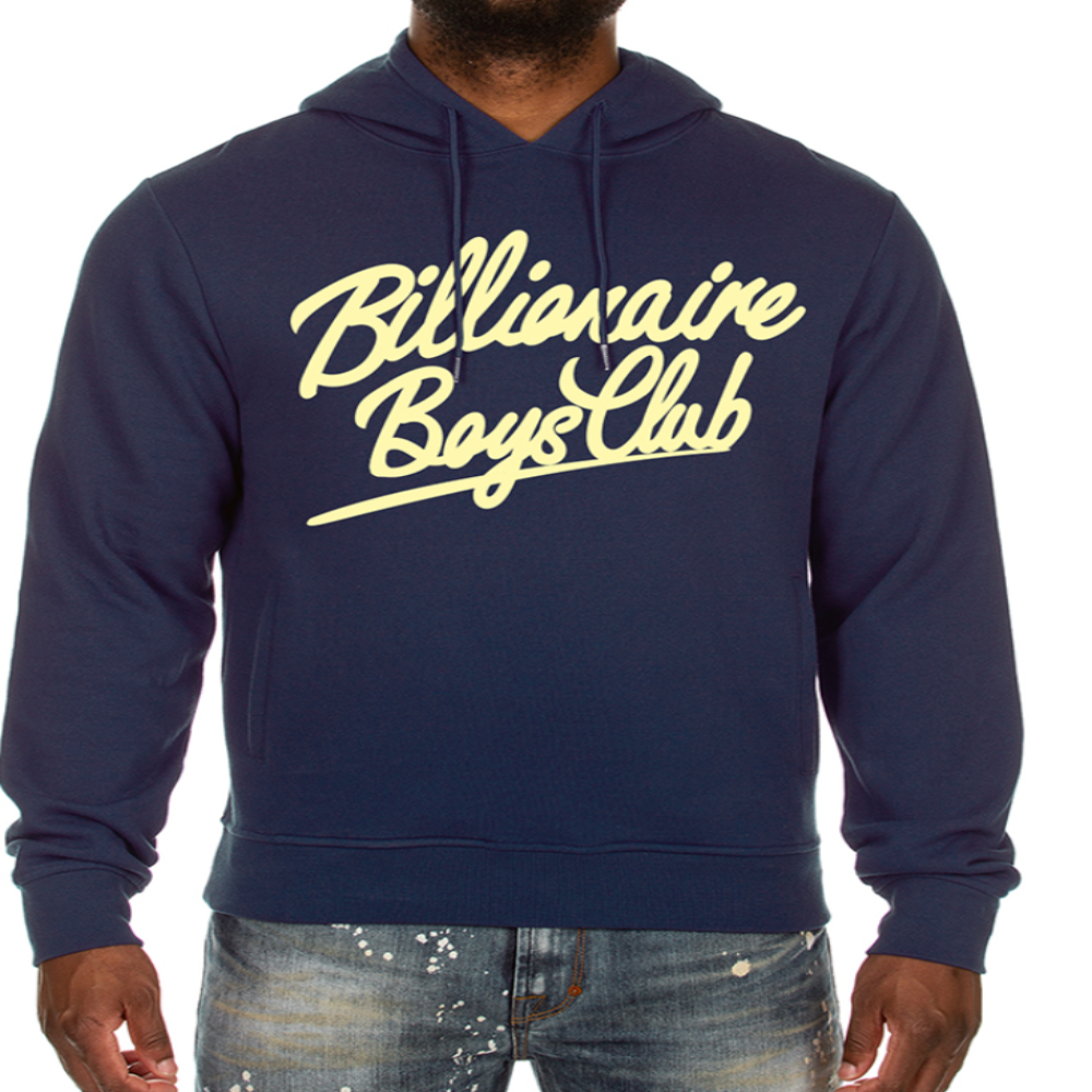 Billionaire Boys Club script hoodie (blue)