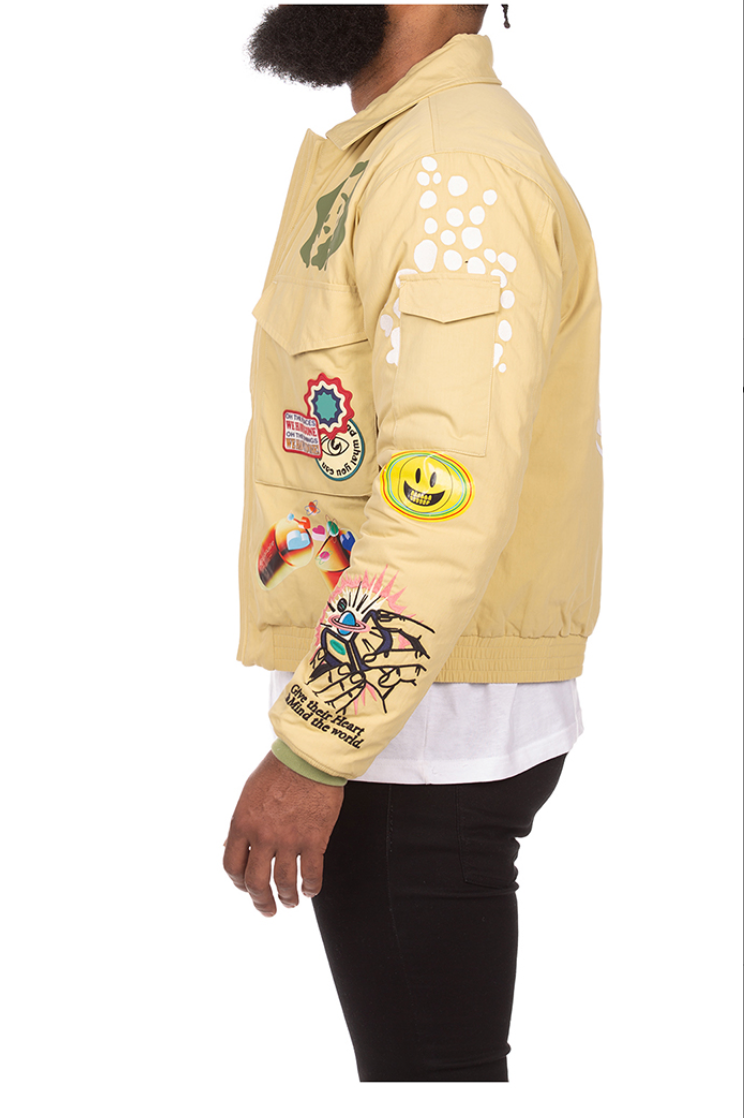 Billionaire Boys Club vortex jacket (leek)