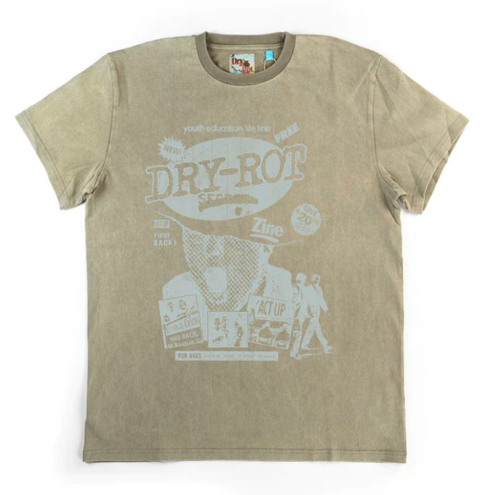 DRY ROT YOUTH EDUCATION TEE (TAN)