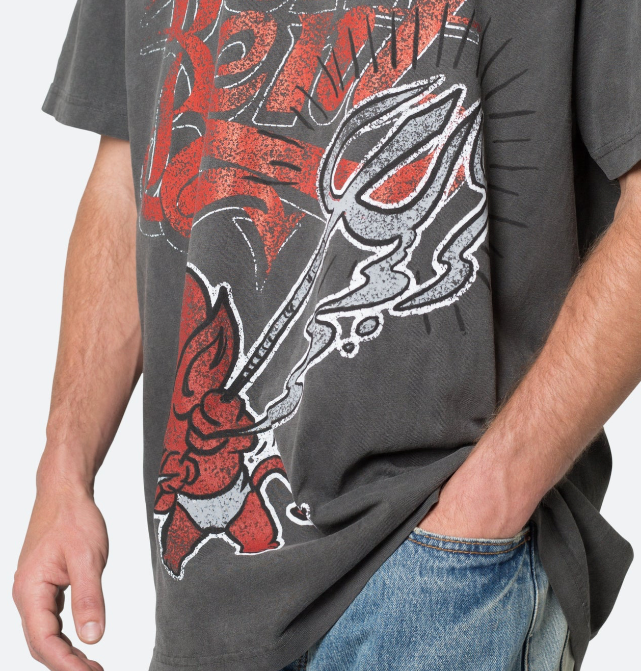 大人気!mnml★ヘル ベント Tシャツ MNML Hell Bent tee (black)