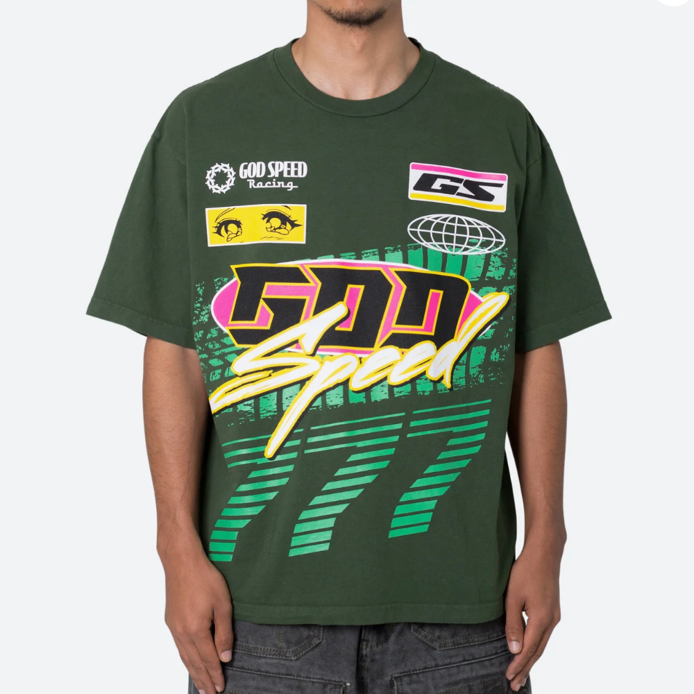 MNML God Speed tee (Green)