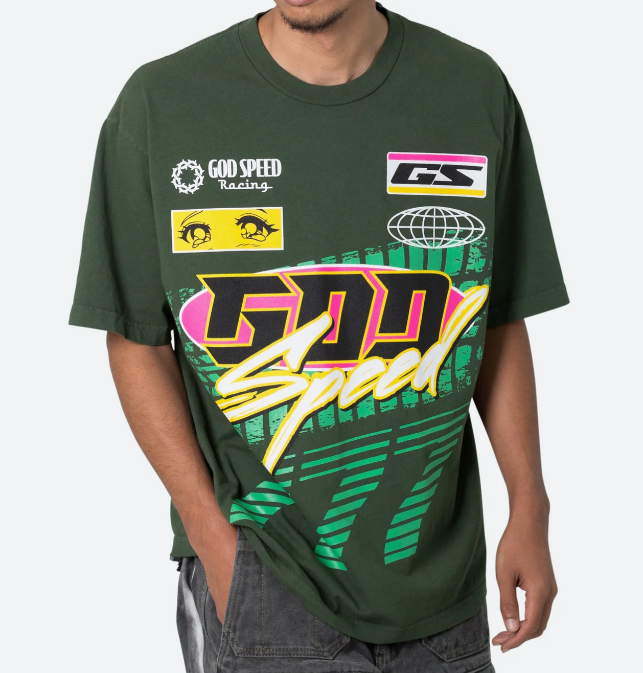 MNML God Speed tee (Green)