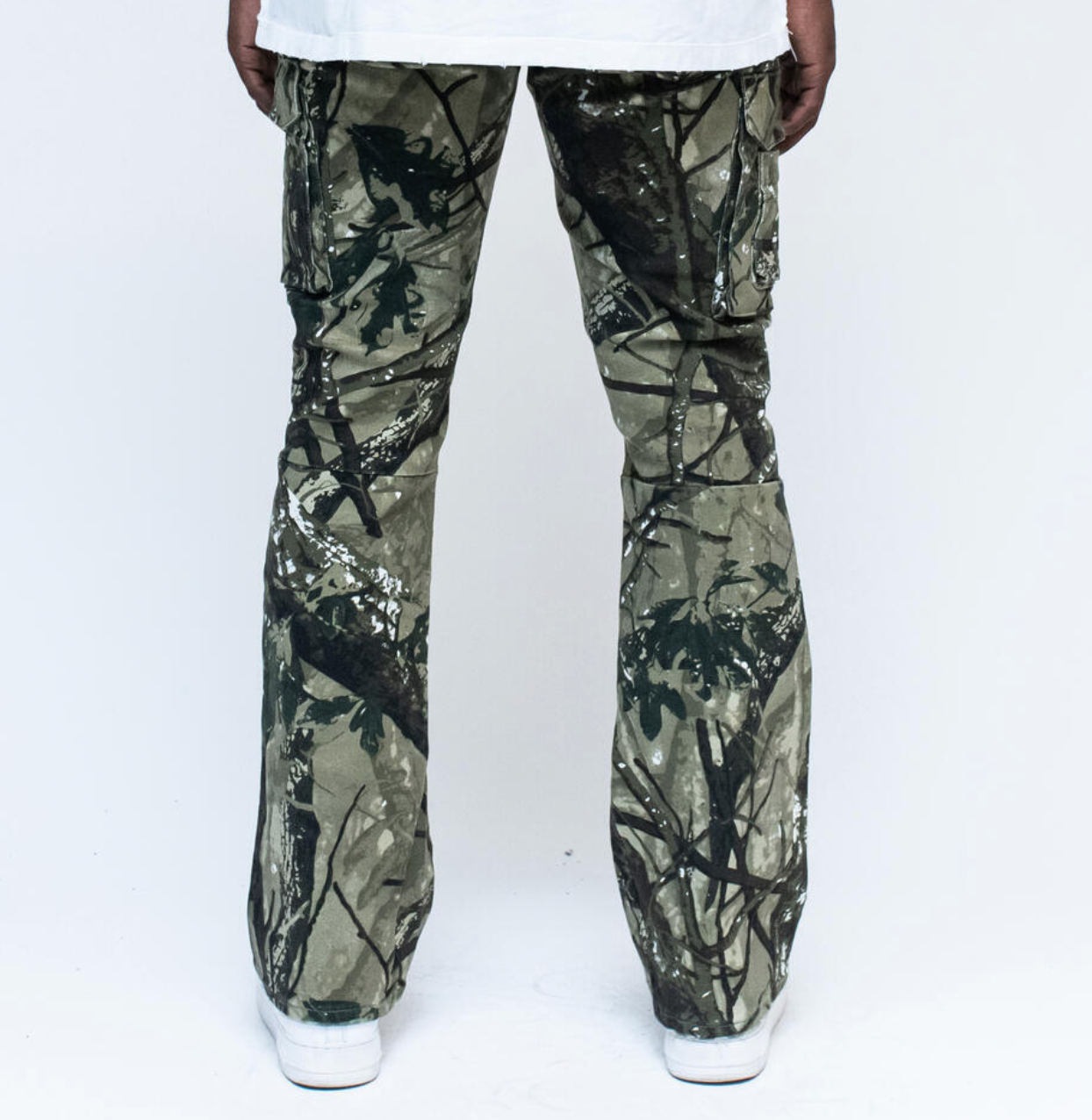 Almost Someday Gather Cargo denim (Green/Camo)