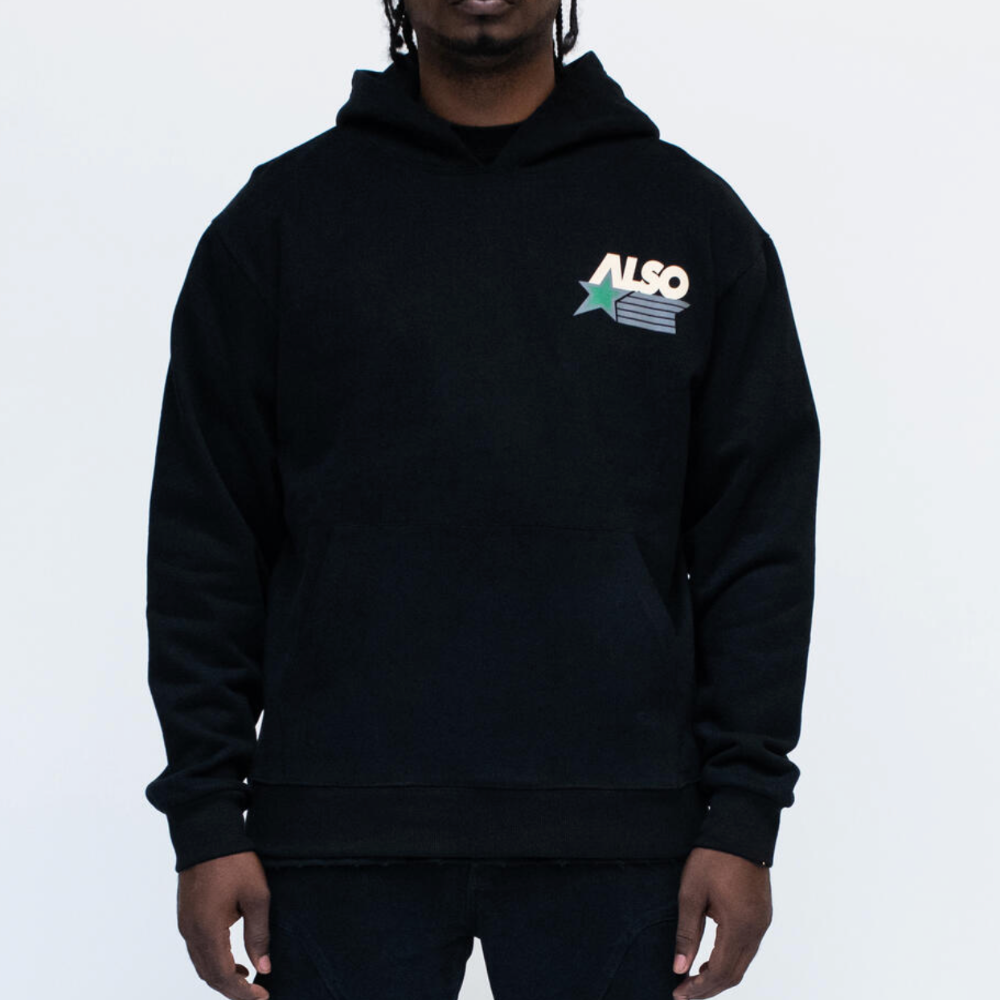 Almost Someday Capital hoodie (Black)